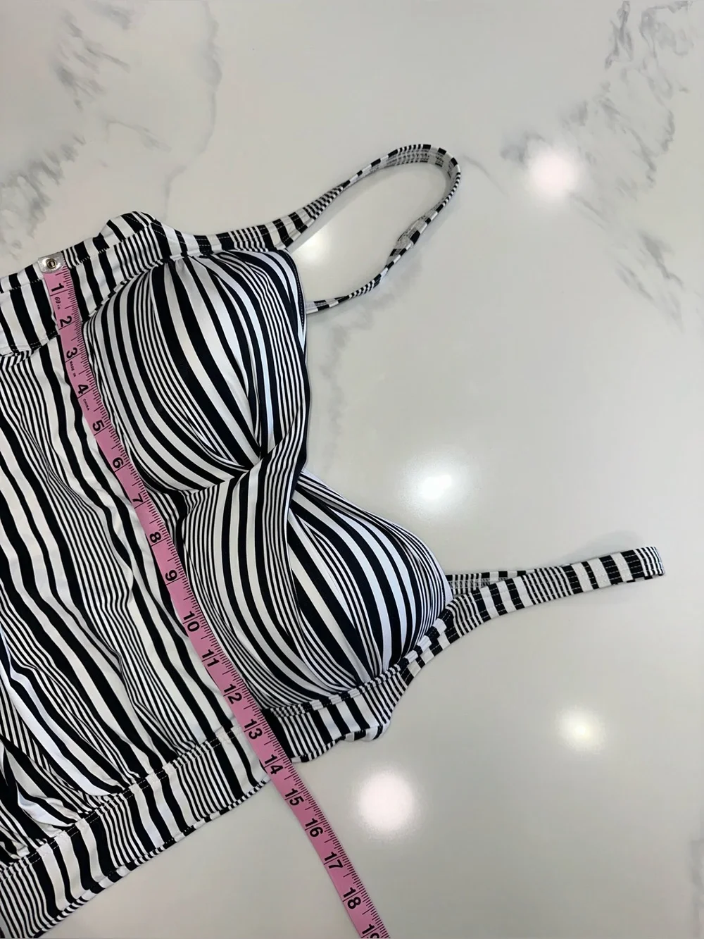 NIP TICK SIZE 10~STRIPE MIRACLE SUIT SWIMSUIT BATHING SUIT  Nip Tuck Bond-Eye